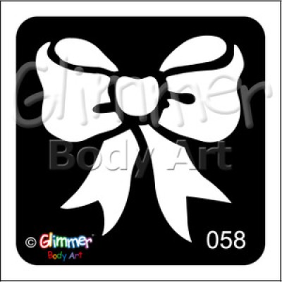 Glitter tattoo 058 Ribbon Bow Pack Of 5 